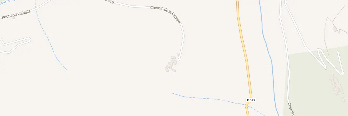 Plan du 466 Che de la Lichère à Malarce-sur-la-Thines