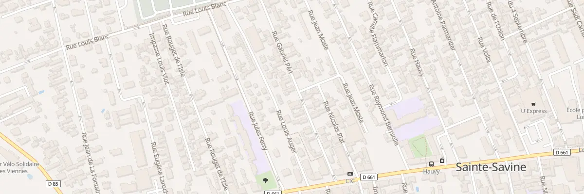 Plan du 9 Rue Gabriel Peri à Sainte-Savine