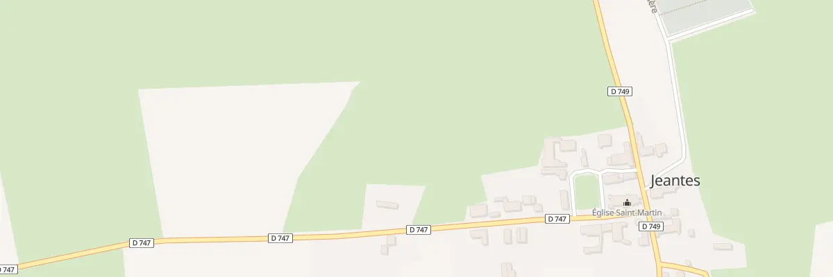 Plan du 2 Rte de Bancigny à Jeantes
