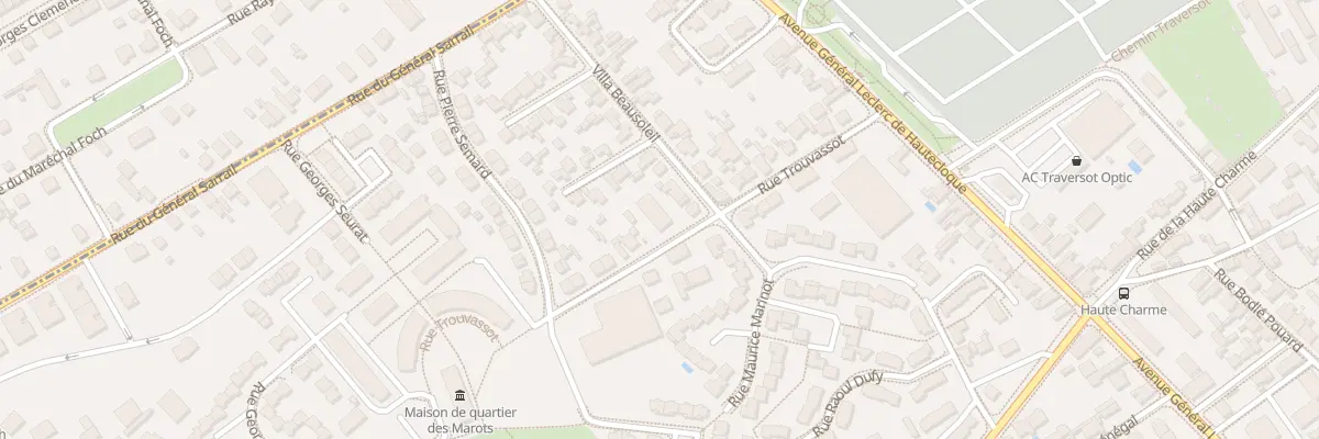 Plan du 22 Rue Trouvassot à Troyes