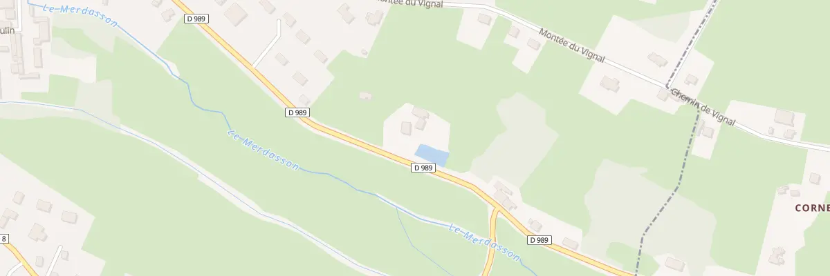 Plan du 33 Rte de Semur à Marcigny