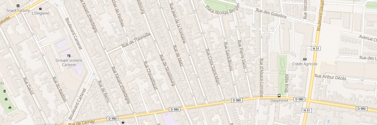 Plan du 53 Rue de Metz à Reims