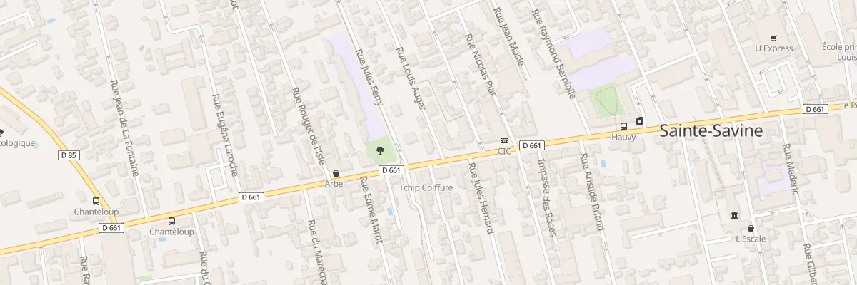 Plan du 1 Rue Louis Auger à Sainte-Savine