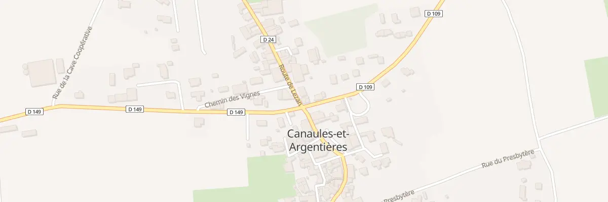 Plan du 5102 Le Village à Canaules-et-Argentières