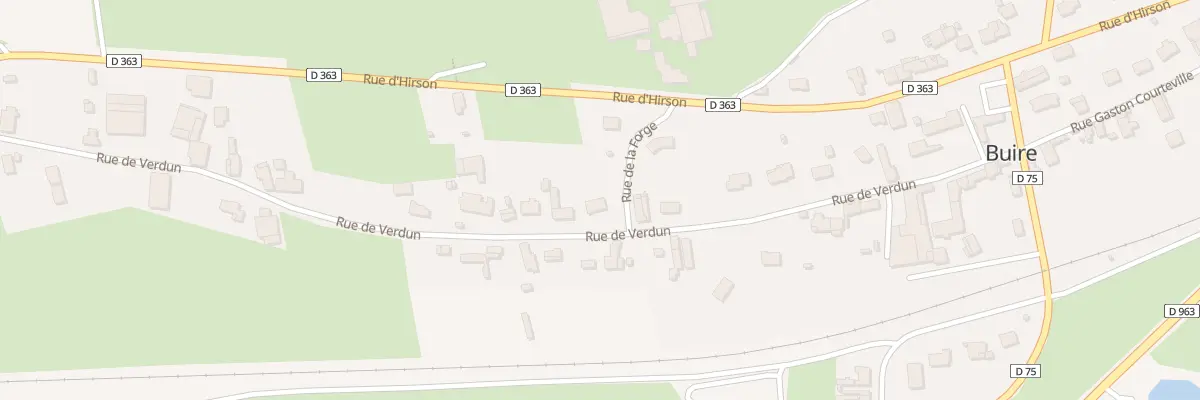 Plan du 16B Rue de Verdun à Buire
