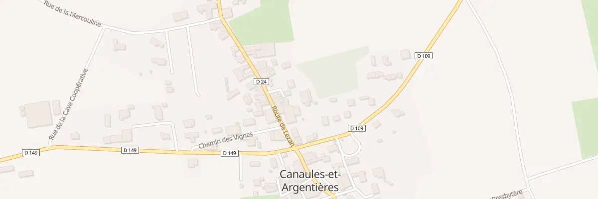 Plan du 5199 Le Village à Canaules-et-Argentières