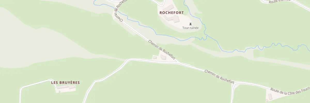 Plan du 239 Che de Rochefort à Vendenesse-sur-Arroux