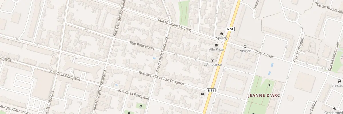 Plan du 46B Rue Petit Hutin à Reims