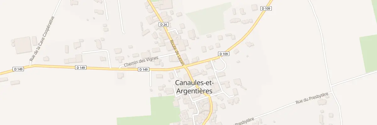 Plan du 5101 Le Village à Canaules-et-Argentières