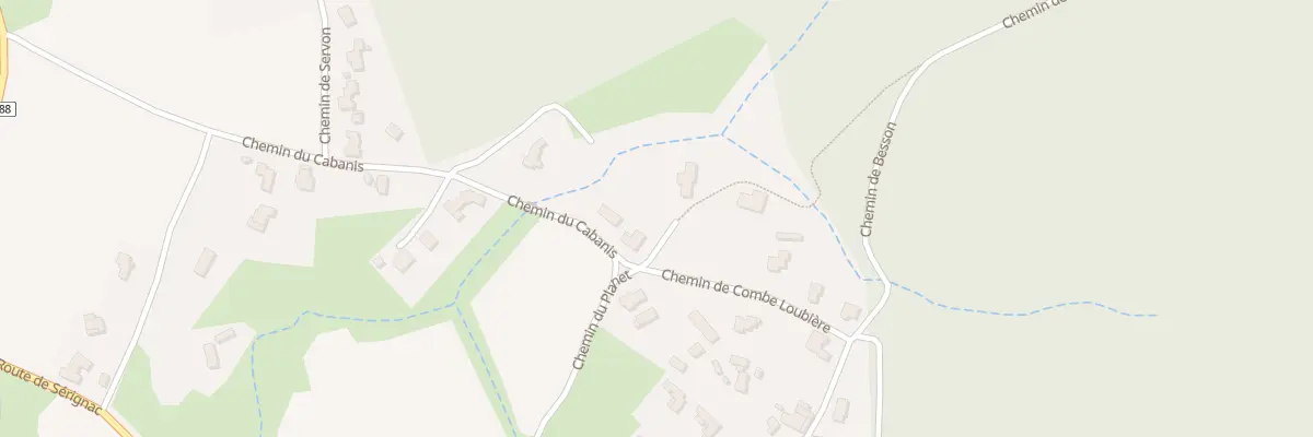 Plan du 15 Imp du Planet à Bragassargues