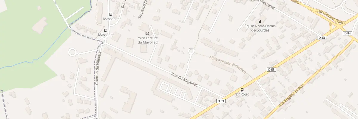 Plan du 20 Rue du Mayollet à Roanne