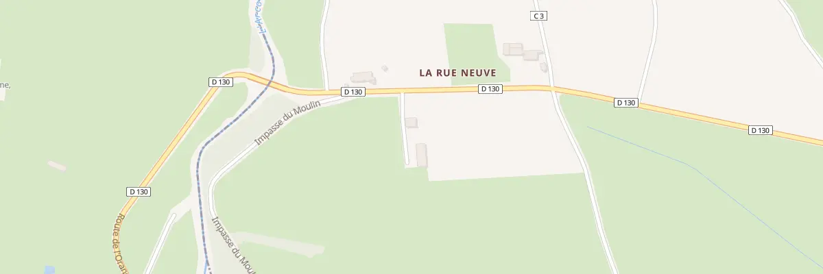 Plan du 5040 La Rue Neuve à Versaugues
