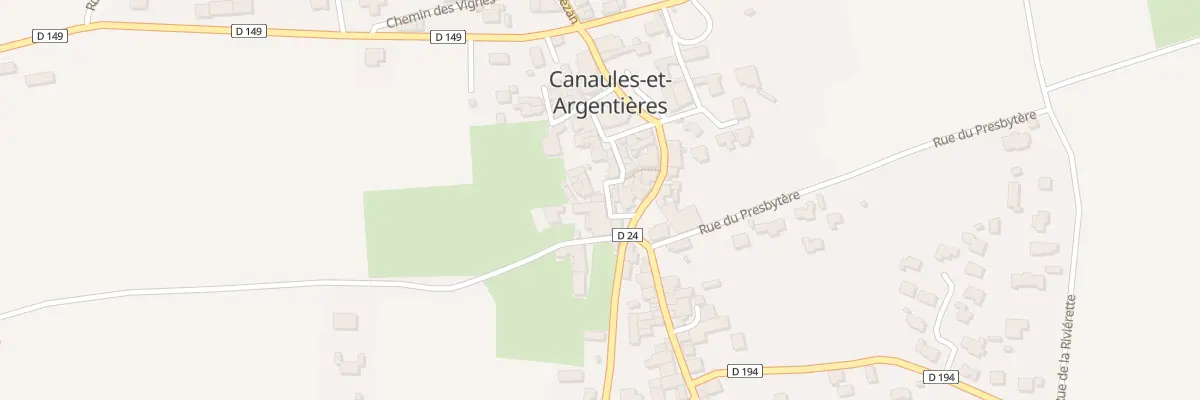 Plan du 5041 Le Village à Canaules-et-Argentières