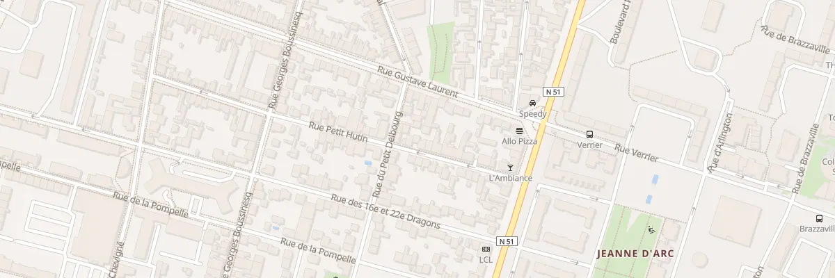 Plan du 53 Rue Petit Hutin à Reims