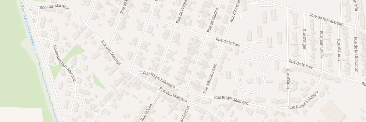 Plan du 35 Rue de Madrid à Gueugnon