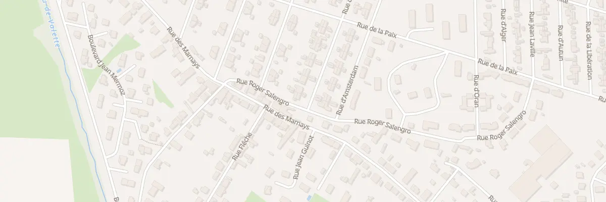 Plan du 43 Rue de Madrid à Gueugnon