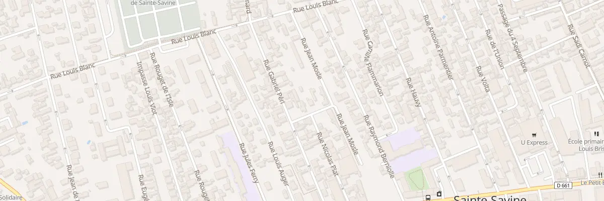 Plan du 22 Rue Nicolas Piat à Sainte-Savine
