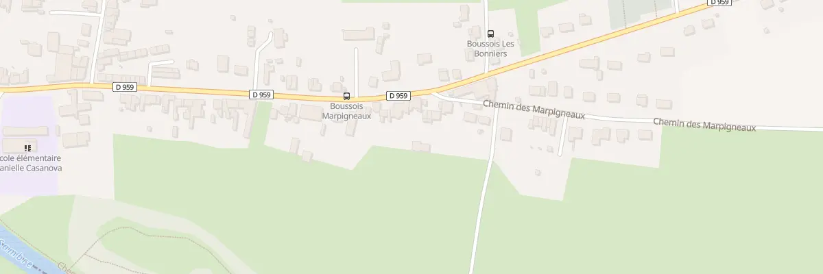Plan du 92 Rue Anatole France à Boussois