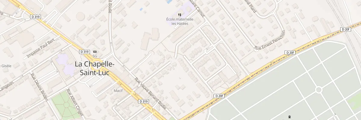 Plan du 51 Rue du 40 Eme Reg d’Artillerie à La Chapelle-Saint-Luc
