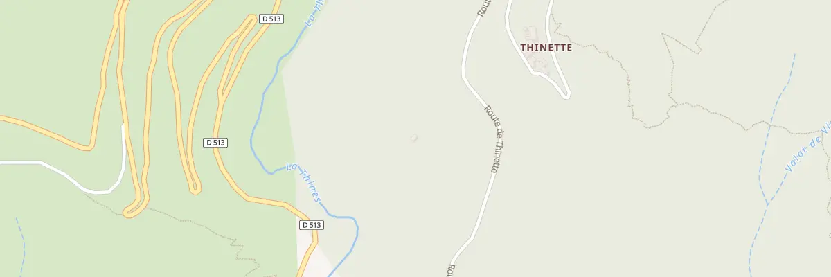 Plan du 397 Rte de Thinette à Malarce-sur-la-Thines