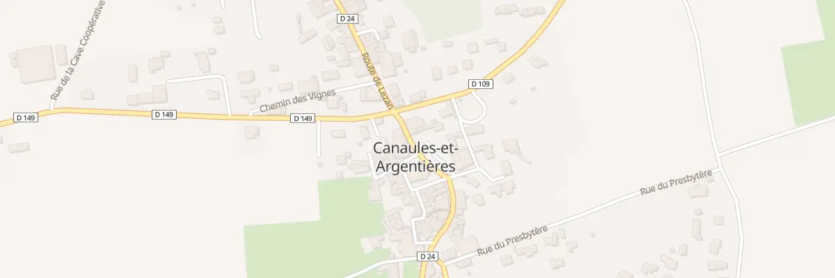 Plan du 5096 Le Village à Canaules-et-Argentières