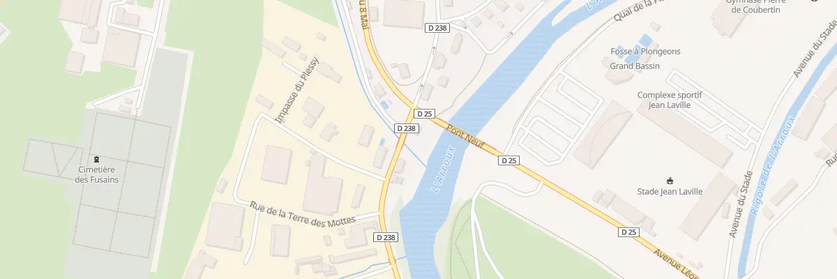 Plan du 29 Rte de Rigny à Gueugnon