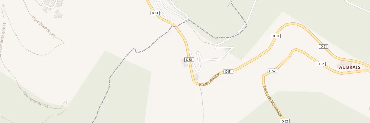 Plan du 5099 Aubrias Nord à Malbosc