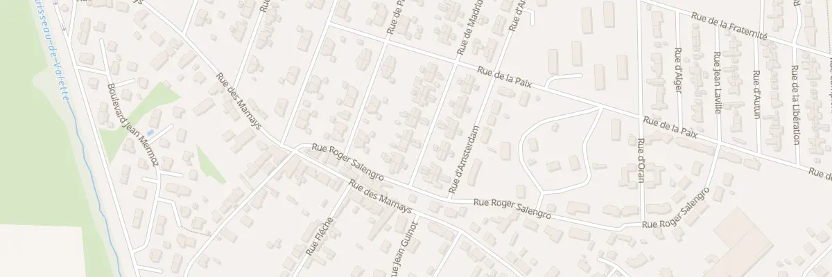 Plan du 37 Rue de Madrid à Gueugnon