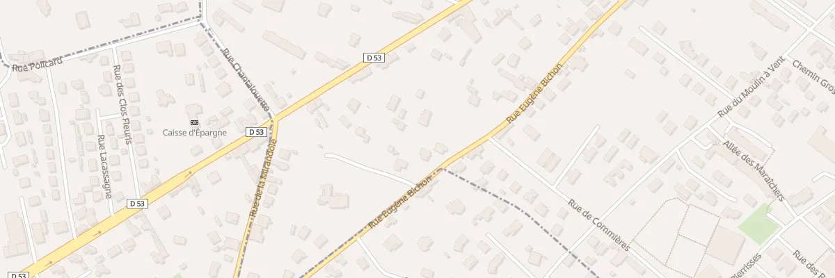 Plan du 90 Rue Eugène Bichon à Roanne
