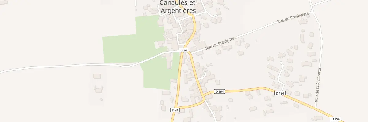 Plan du 5191 Le Village à Canaules-et-Argentières