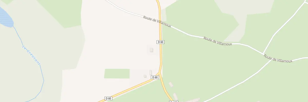 Plan du 2 Rte de Rouvray à Bussières