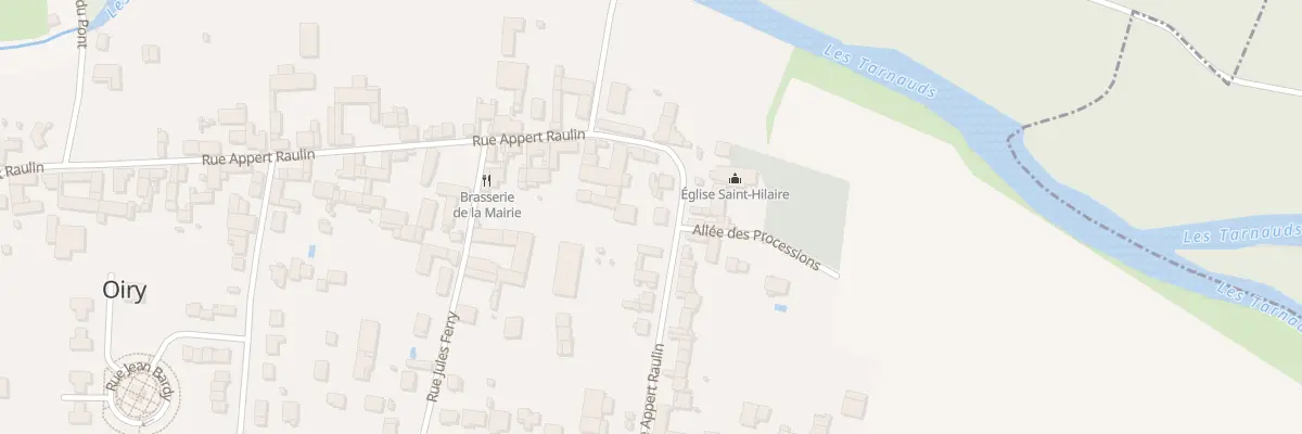 Plan du 13 Rue Appert Raulin à Oiry