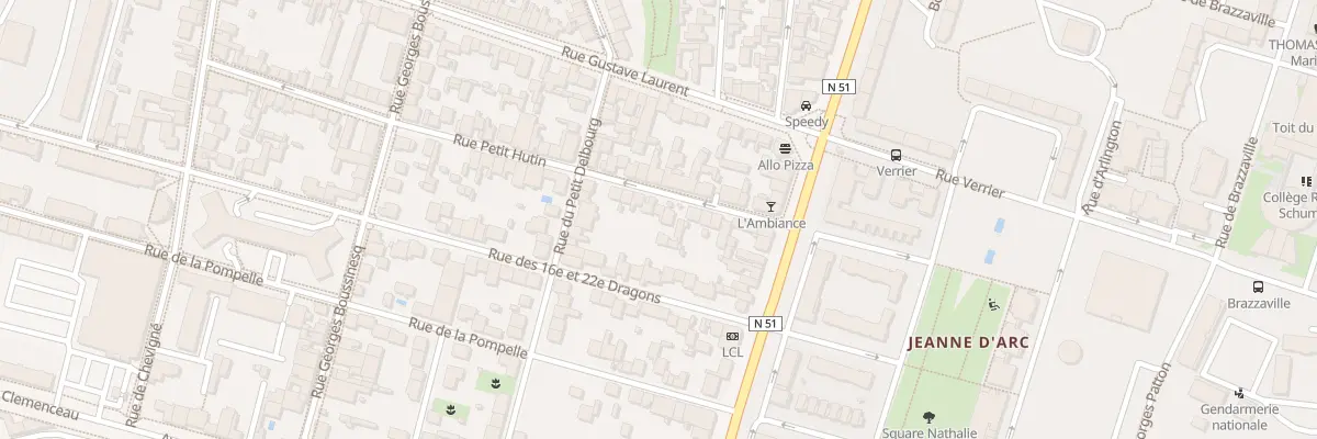 Plan du 54 Rue Petit Hutin à Reims