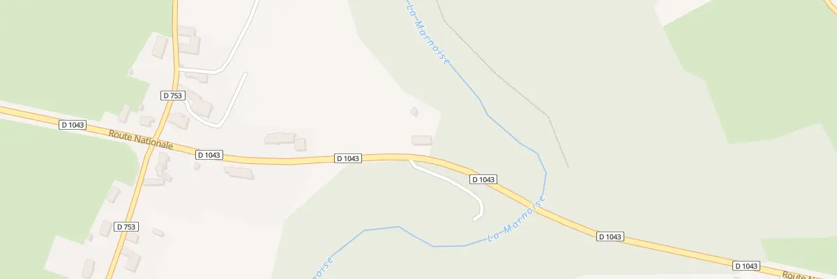 Plan du 10 Rte Nationale à Mondrepuis