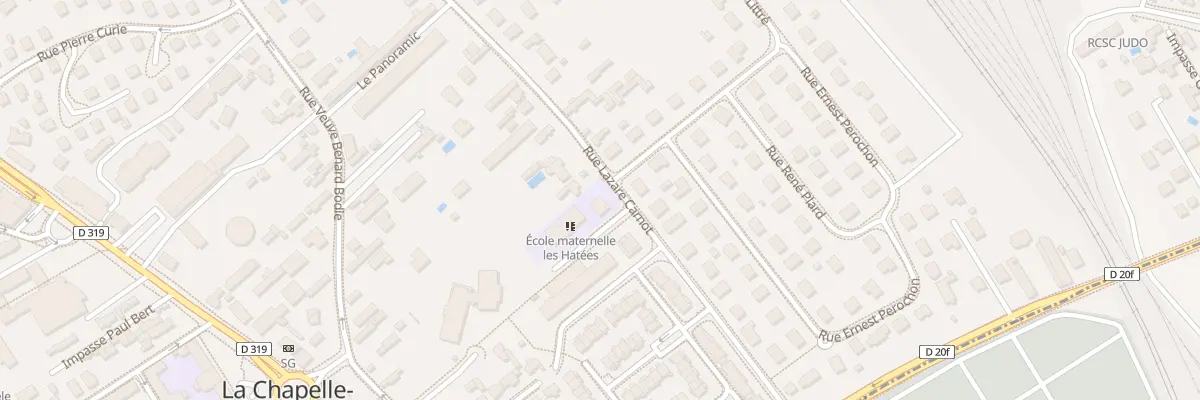 Plan du 5 Rue Lazare Carnot à La Chapelle-Saint-Luc
