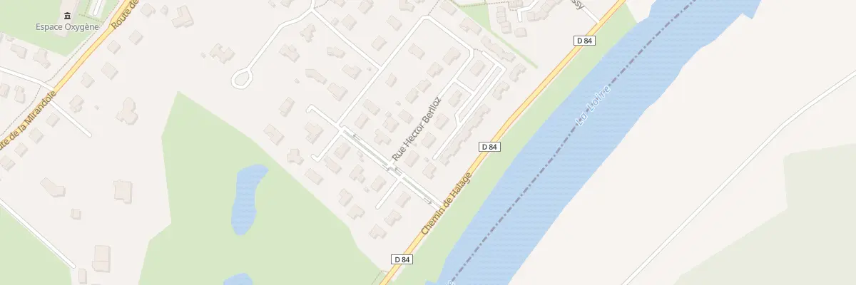 Plan du 38 Rue Hector Berlioz à Villerest