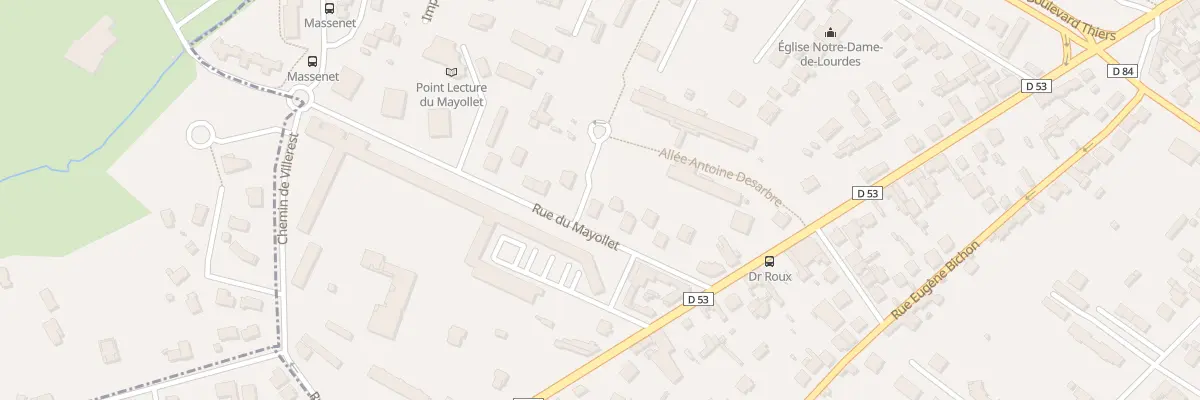 Plan du 16 Rue du Mayollet à Roanne