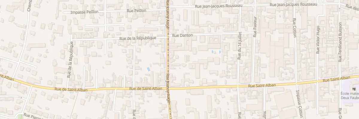 Plan du 65 Rue Joanny Augé à Roanne