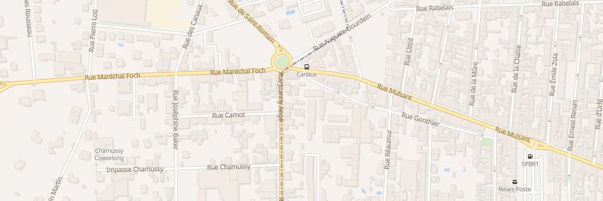 Plan du 3 Rue Joanny Augé à Roanne