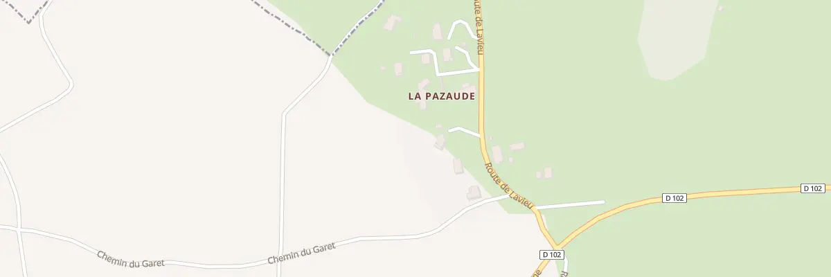 Plan du 179 Rte de Lavieu à Margerie-Chantagret