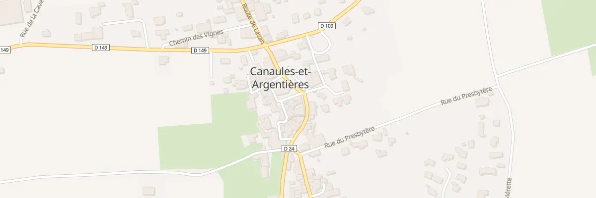 Plan du 5162 Rue du 19 Mars 1962 à Canaules-et-Argentières