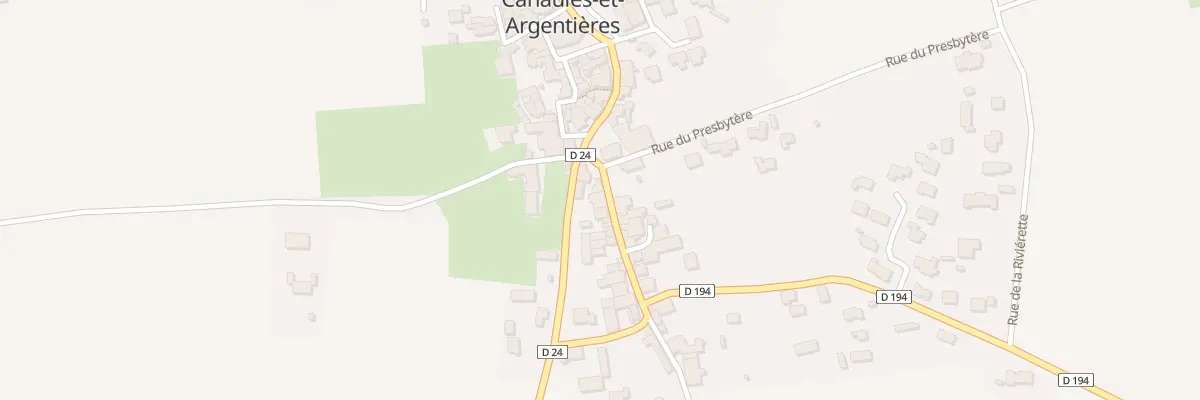Plan du 5196 Le Village à Canaules-et-Argentières