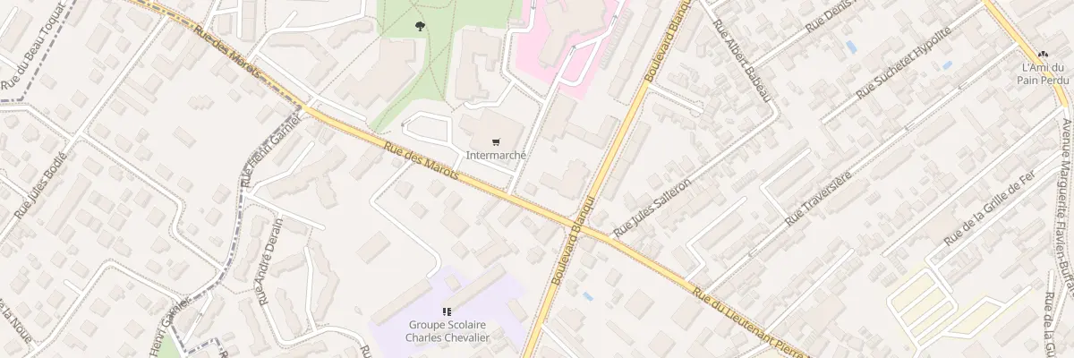 Plan du 68 Rue des Marots à Troyes