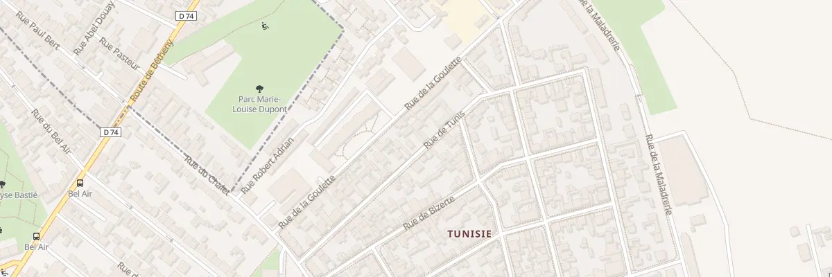 Plan du 35 Rue de Tunis à Reims