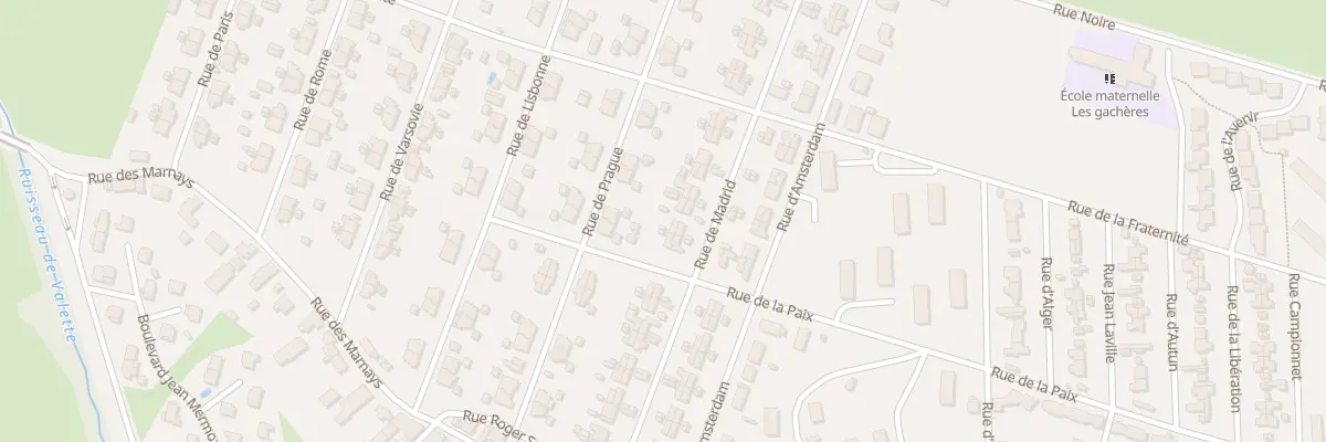 Plan du 23B Rue de Madrid à Gueugnon