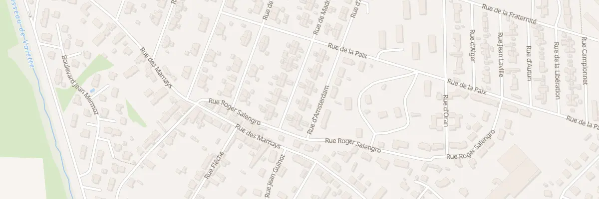 Plan du 58 Rue de Madrid à Gueugnon
