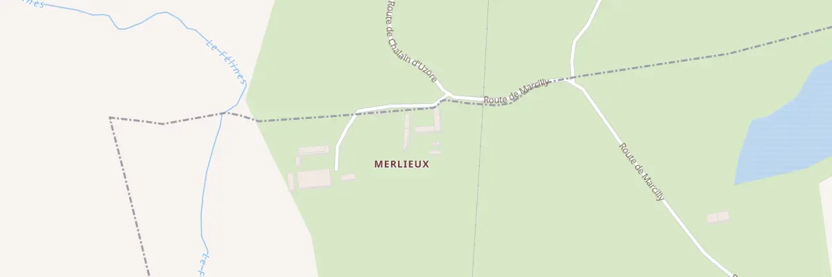 Plan du 181 Rte de Marcilly à Chalain-d’Uzore