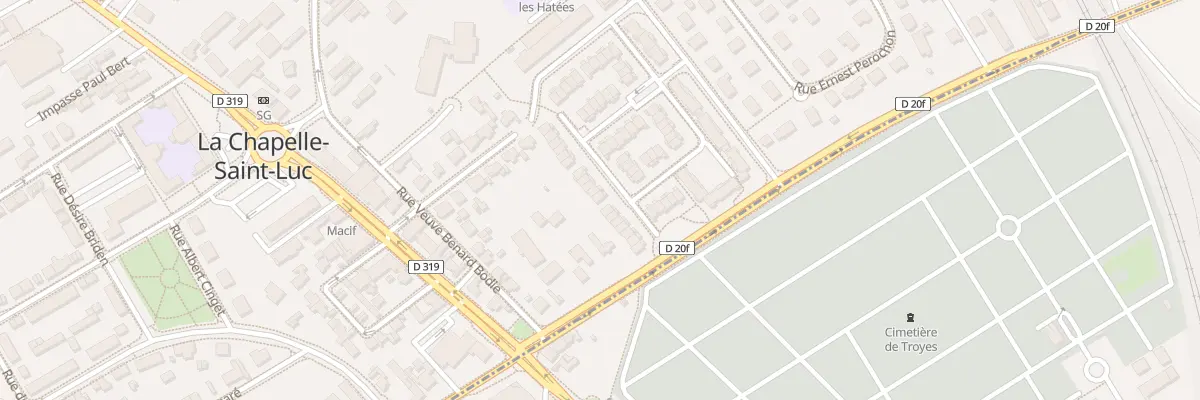 Plan du 31 Rue du 40 Eme Reg d’Artillerie à La Chapelle-Saint-Luc