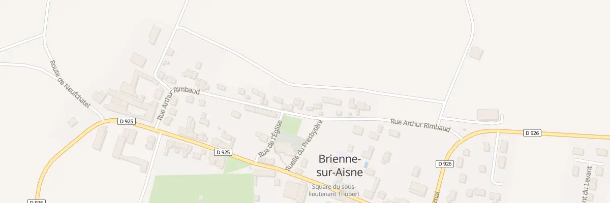 Plan du 27 Rue Rimbaud à Brienne-sur-Aisne