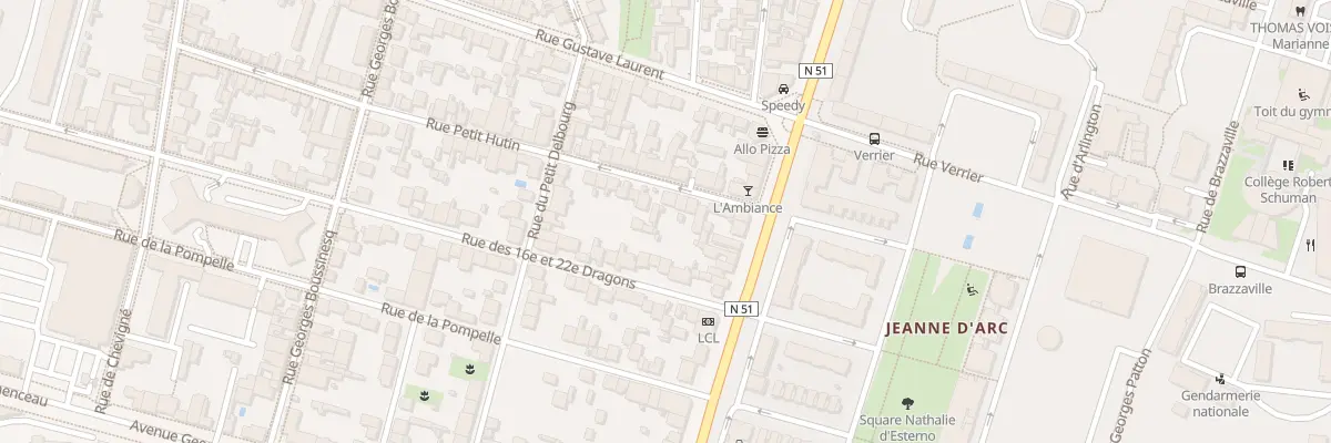 Plan du 60 Rue Petit Hutin à Reims